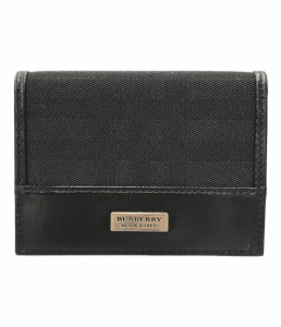 バーバリーブラックレーベル 二つ折りカードケース レディース  BURBERRY BLACK LABEL 中古