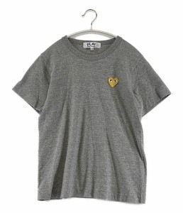 プレイコムデギャルソン 半袖Ｔシャツ AZ-T215 グレー レディース SIZE M PLAY COMME des GARCONS 中古