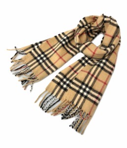 バーバリーロンドン マフラー カシミア100% レディース  BURBERRY LONDON 中古