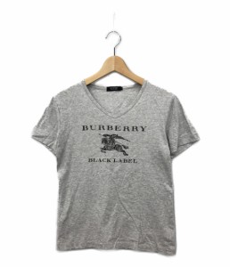 バーバリーブラックレーベル 半袖プリントTシャツ メンズ SIZE 2 (M) BURBERRY BLACK LABEL 中古