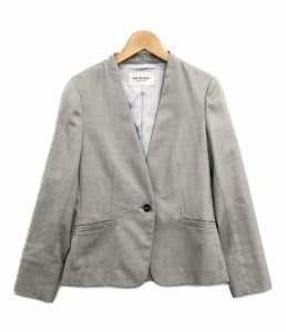 シャークスキン ノーラペル ジャケット レディース SIZE S (S) WORK TRIP OUTFITS 中古