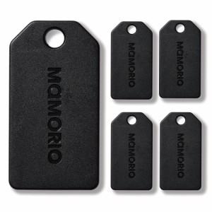 MAMORIO 5個セット Charcoal Black スマホで大切なものを見守れます。財布や鍵、鞄に　送料無料