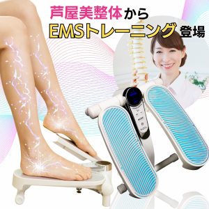 芦屋美整体 e-トレーニングホッパー EMS  ブランド公式 納富亜矢子 運動不足解消 手軽 最新 足EMS テレビショッピング 紹介 下半身 シェ