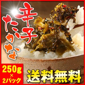 【博多久松謹製】辛子たかな 250g×2パック 辛子高菜 高菜漬け 送料無料 メール便