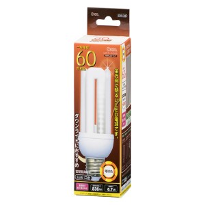 ＼ポイント5倍／LED電球 D形 60形相当 836lm 電球色 E26 全方向配光280° 密閉形器具対応 断熱材施工器具対応 OHM 06-1679 LDF7L-G-E26 