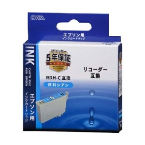 エプソン リコーダー RDH-C互換インク 顔料シアン OHM 01-4309 INK-ERDHB-C メール便送料無料