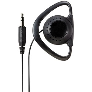ELPA テレビ用片耳イヤホン ブラック 3m 耳かけ型 RE-STM03BK 片耳 テレビイヤホン エルパ メール便送料無料