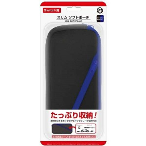 ニンテンドースイッチ用 スリムソフトポーチ ブラックネイビー コロンバスサークル CC-NSSSP-BN Nintendo Switch用周辺機器 送料無料