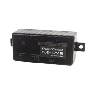 ソリッドカメラ Viewla専用PoE給電アダプタ 1G/base対応 PoE-12V3 防犯カメラ ネットワークカメラ用 オプション 防犯 セキュリティ用品 