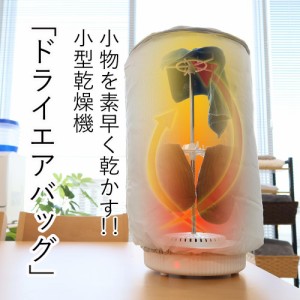 小型乾燥機 ドライエアバッグ 小物を素早く乾かす 洗濯乾燥機 サンコー C-PDT21W 送料無料