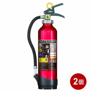 モリタ宮田工業 消火器 6型 2個セット 2.9kg 業務用 法人用 アルテシモ 粉末 ABC消火器 防災グッズ リサイクルシール付 MEA6-2P YAZ 送料