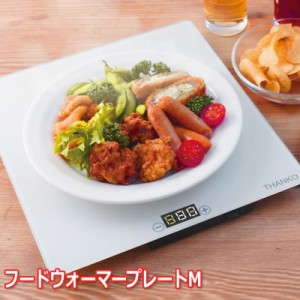 ＼ポイント5倍／サンコー フードウォーマープレートM ホワイト 保温 料理 温かい プレート 保温プレート 電熱器 ピザ ポテト パーティー 