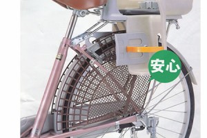 OGK技研 自転車の後ろタイヤへの巻き込み防止 チャイルドガード ( ドレスガード ) DG-005 24〜27インチ対応 自転車の後ろ子供乗せ ( チャ