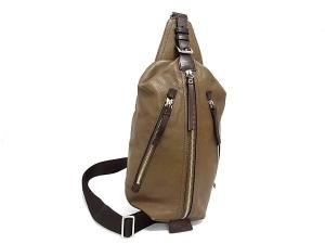 COACHコーチボディバッグショルダーブラウンアウトレット未使用 オールドコーチ ☆USA製 レザー ウエストポーチ ブラウン ボディバッグ