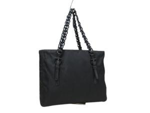 PRADA プラダ ハンドバッグ ナイロン 三角プレート ミニトート