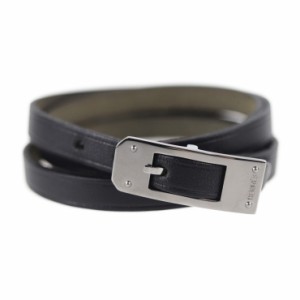 【美品】エルメス ケリー レザー ブレスレット ドゥブルトゥール 黒 Q52 ブレスレット 新品／翌日出荷