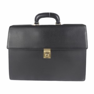 LOEWE ロエベ ブリーフケース 13-50.70.002-1579 ビジネスバッグ レザー ブラック ハンドバッグ 書類鞄【本物保証】