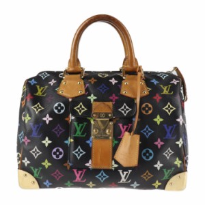 LOUIS VUITTON ルイ ヴィトン スピーディ30 モノグラムマルチカラー M92642 ハンドバッグ PVC レザー グルナード マルチカラー ミニボス