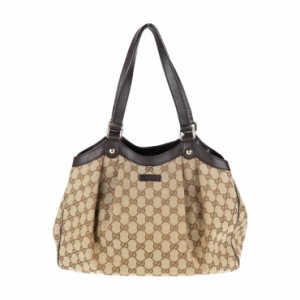 GUCCI グッチ GGキャンバス 388919 トートバッグ キャンバス ベージュ【本物保証】