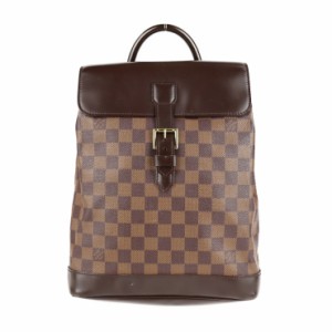 LOUIS VUITTON ルイ ヴィトン ソーホー ダミエ N51132 リュック・デイパック PVC レザー エベヌ ブラウン バックパック ビトン ブラウン