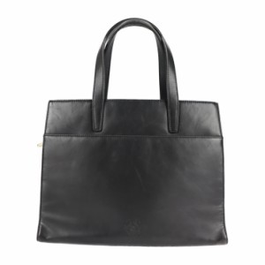 LOEWE ロエベ 2WAY トートバッグ ハンドバッグ レザー ブラック アナグラム ショルダーバッグ【本物保証】