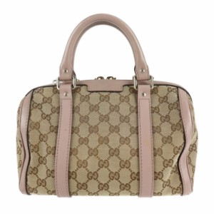 GUCCI グッチ GGキャンバス 269876 ハンドバッグ キャンバス レザー ベージュ 2WAY ショルダー ミニボストン【本物保証】