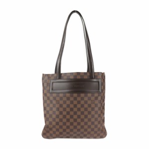 LOUIS VUITTON ルイ ヴィトン クリフトン ダミエ N51149 トートバッグ PVC レザー エベヌ ブラウン ショルダーバッグ ビトン【本物保証】