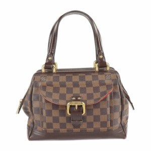 LOUIS VUITTON ルイ ヴィトン ナイツブリッジ ダミエ N51201 ハンドバッグ PVC レザー エベヌ ブラウン ビトン【本物保証】