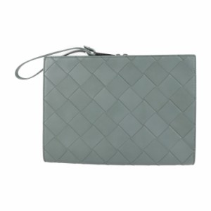 美品 BOTTEGAVENETA ボッテガヴェネタ ドキュメントケース マキシイントレチャート 629134 VCRU1 1607 セカンドバッグ レザー SLATE グレ