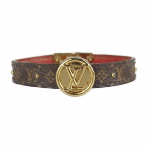 LOUIS VUITTON ルイ ヴィトン ブラスレ LVサークル リバーシブル M6268 ブレスレット モノグラムキャンバス レザー ブラウン  ビトン【本