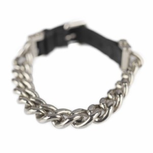 Louis Vuitton Bracelet Monogram Eclipse Chain Silver-toned M62592