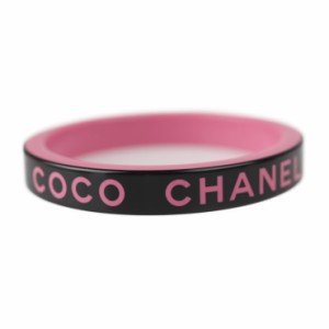 新品未使用展示品 CHANEL シャネル アクセサリー AB8421 バングル レジン ブラック ロゴ CCマーク B22S【本物保証】