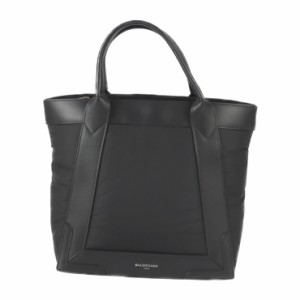 美品 BALENCIAGA バレンシアガ カバスS 363425 ハンドバッグ ナイロン レザー ブラック トートバッグ【本物保証】