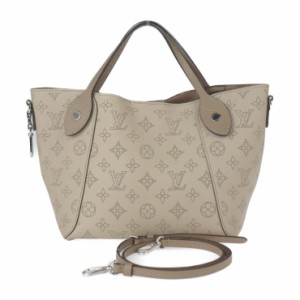 美品 LOUIS VUITTON ルイ ヴィトン ヒナPM モノグラムマヒナ M54351 ハンドバッグ レザー ガレ ベージュ系 2WAY ショルダーバッグ ビトン