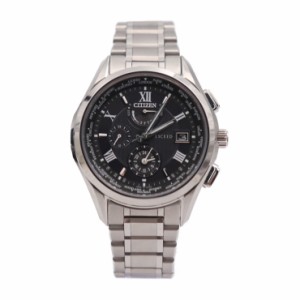 超美品 CITIZEN シチズン EXCEED エクシード AT9110-58E H820-T023916 腕時計 チタン シルバー エコドライブ ソーラー電波【本物保証】