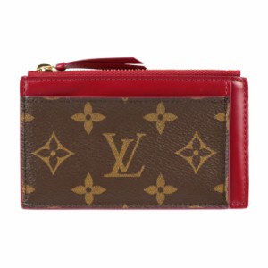 LOUIS VUITTON ルイ ヴィトン ポルトカルト ジップ モノグラム M67889 コインケース PVC レザー ブラウン 小銭入れ カードケース ビトン