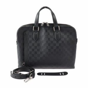 美品 LOUIS VUITTON ルイ ヴィトン ステューディオ ダミエアンフィニ N41490 ビジネスバッグ レザー オニキス ブラック ブリーフケース 2