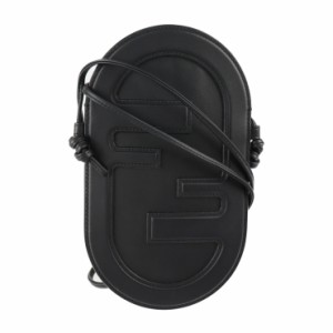 超美品 FENDI フェンディ PHONE HOLDER フォンホルダー 7AS055 A5DY ショルダーバッグ カーフレザー ブラック オーロック 携帯ケース ポ