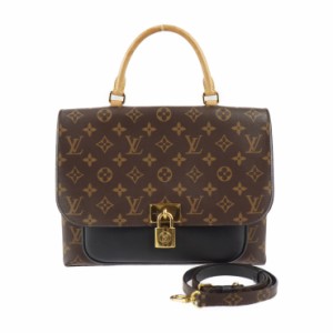 LOUIS VUITTON ルイ ヴィトン マリニャン モノグラム M44259 ハンドバッグ PVC レザー ブラウン 2WAY ショルダーバッグ ビトン【本物保証