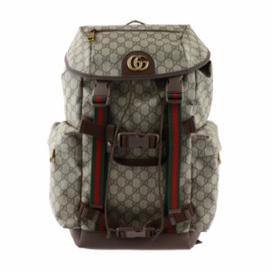 新品未使用展示品 GUCCI グッチ スケートボード バックパック GGマーモント 690999 リュック・デイパック GGスプリームキャンバス レザー