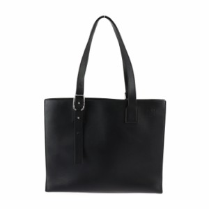 美品 LOEWE ロエベ バックル ホリゾンタル トート B692K96X06 ショルダーバッグ レザー ブラック アナグラム【本物保証】