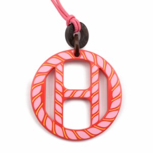 新品未使用展示品 HERMES エルメス ペンダント Hエキップ ノーティック 000008FL ネックレス バッファローホーン ラッカー TROPIQUE ピン