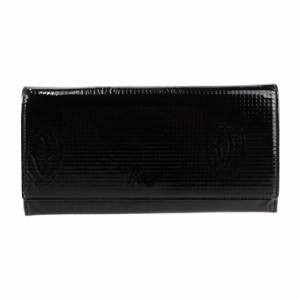 超美品 CARTIER カルティエ ハッピーバースデー L3001240 長財布 パテントレザー ブラック 二つ折り財布 エナメル【本物保証】