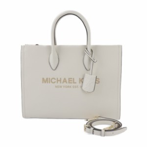 新古未使用展示品 Michael Kors マイケルコース MD EW TOTE トートバッグ MIRELLA ミレラ 35S2G7ZT7L ハンドバッグ レザー クリーム系 2W