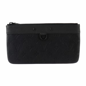 美品 LOUIS VUITTON ルイ ヴィトン ポシェット ディスカバリーPM モノグラムシャドウ M44335 セカンドバッグ レザー ノワール ブラック 