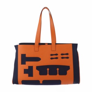 新古未使用展示品 HERMES エルメス トートGM プティアッシュ 1040008-62 トートバッグ ヴォーエプソン フェルト オレンジ ショルダーバッ