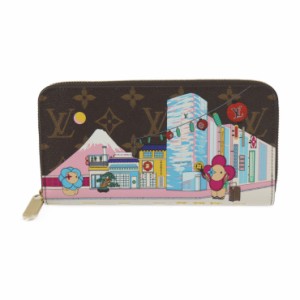 新品未使用展示品 LOUIS VUITTON ルイ ヴィトン ジッピー ウォレット ヴィヴィエンヌ モノグラム M81630 長財布 PVC レザー ブラウン ラ