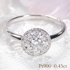 pt900 「Gカラー SIクラス」 「0.45ctUP」 ダイヤモンド リング ジュエリー 指輪 プラチナ 4月誕生石 ダイヤモンドリング