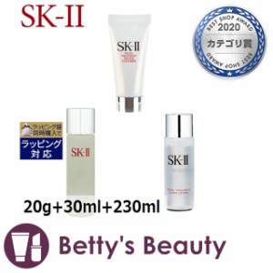 エスケーツー（SK-II／SK2） フェイシャルトリートメント ジェントルクレンザー ＋  クリア ローション セット  20g+30ml+230mlスキンケ