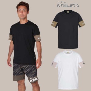 アスレタ プラTシャツ サッカー フットサル ウエア トレーニング スポーツ ジム 半袖 プラクティスシャツ プラシャツ カジュアルシャツ 0